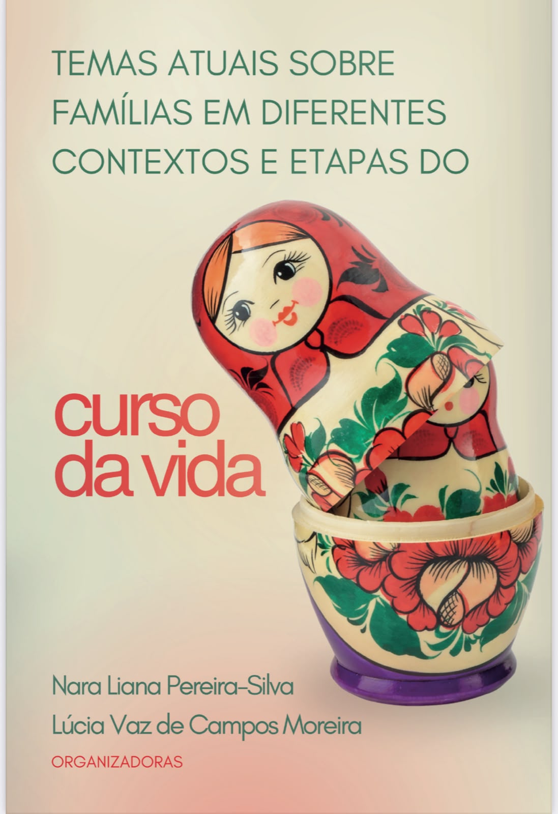 Capa do livro Temas atuais sobre famílias em diferentes contextos e etapas do curso da vida